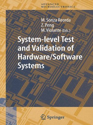 cover image of System-level Test and Validation of Hardware/Software Systems